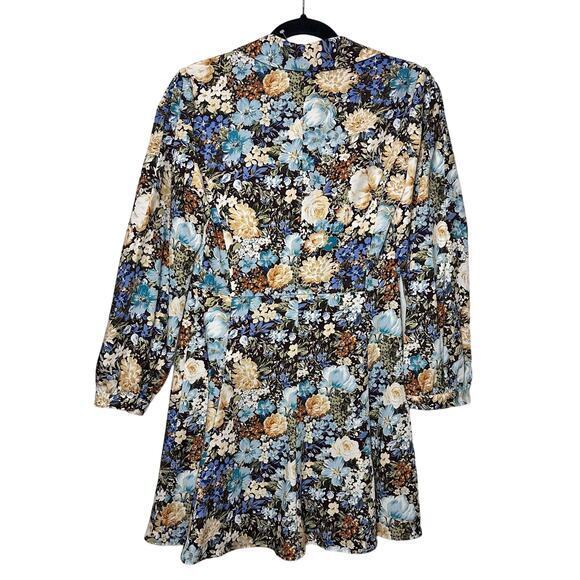 ZARA FLORAL PRINTED MINI DRESS SIZE Small 2148/415 Blogger Favorite - Picture 4 of 12